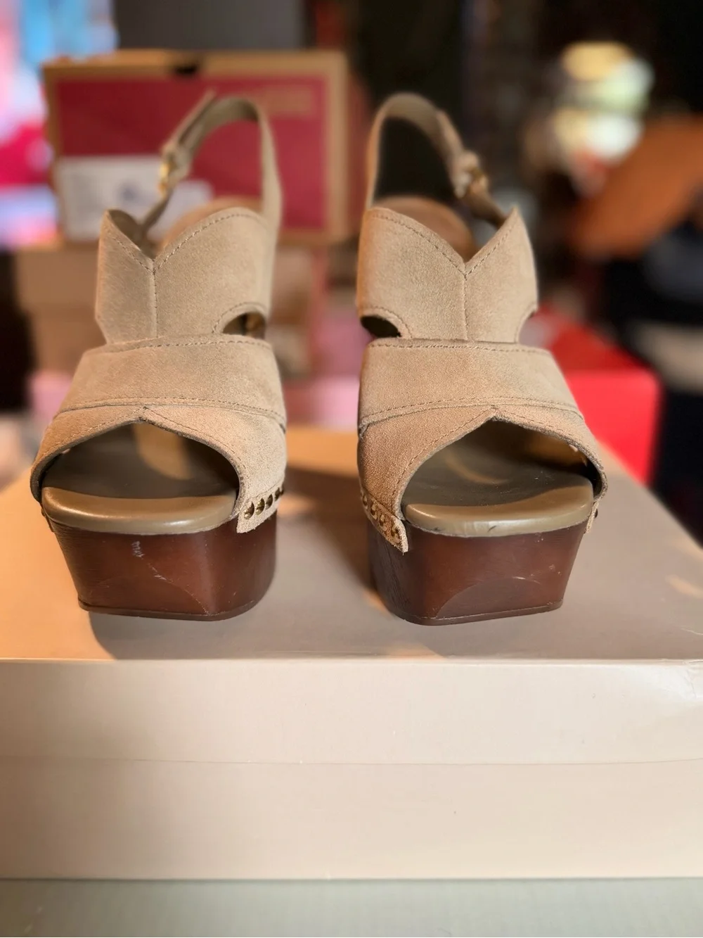 BCBGeneration platform slingback